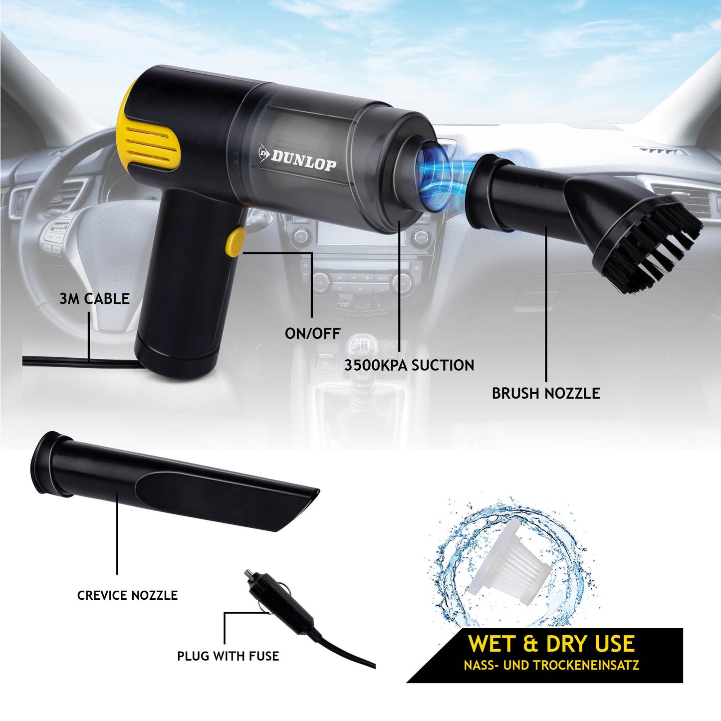 Car Vacuum Cleaner 12V