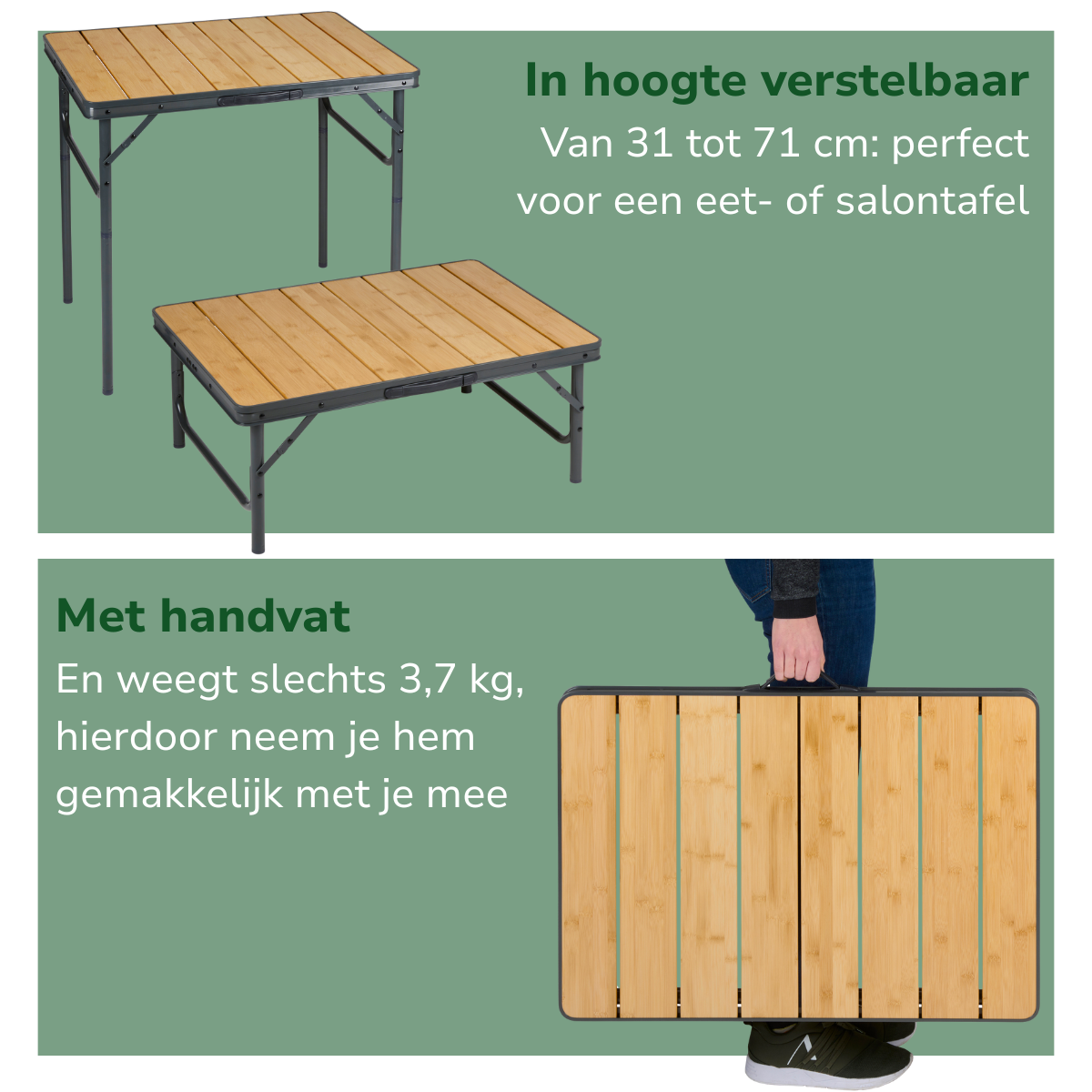 Table Foldable Bamboo