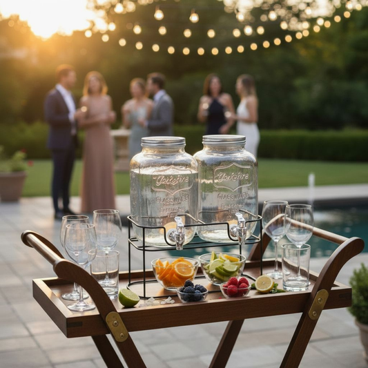 Drink Disp With Stand 4Lx 2Pcs